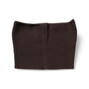 Aritzia Mauve Tube Top Crop Rib Size XS
